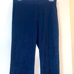 Earthbound Flare leg pants, Navy Blue